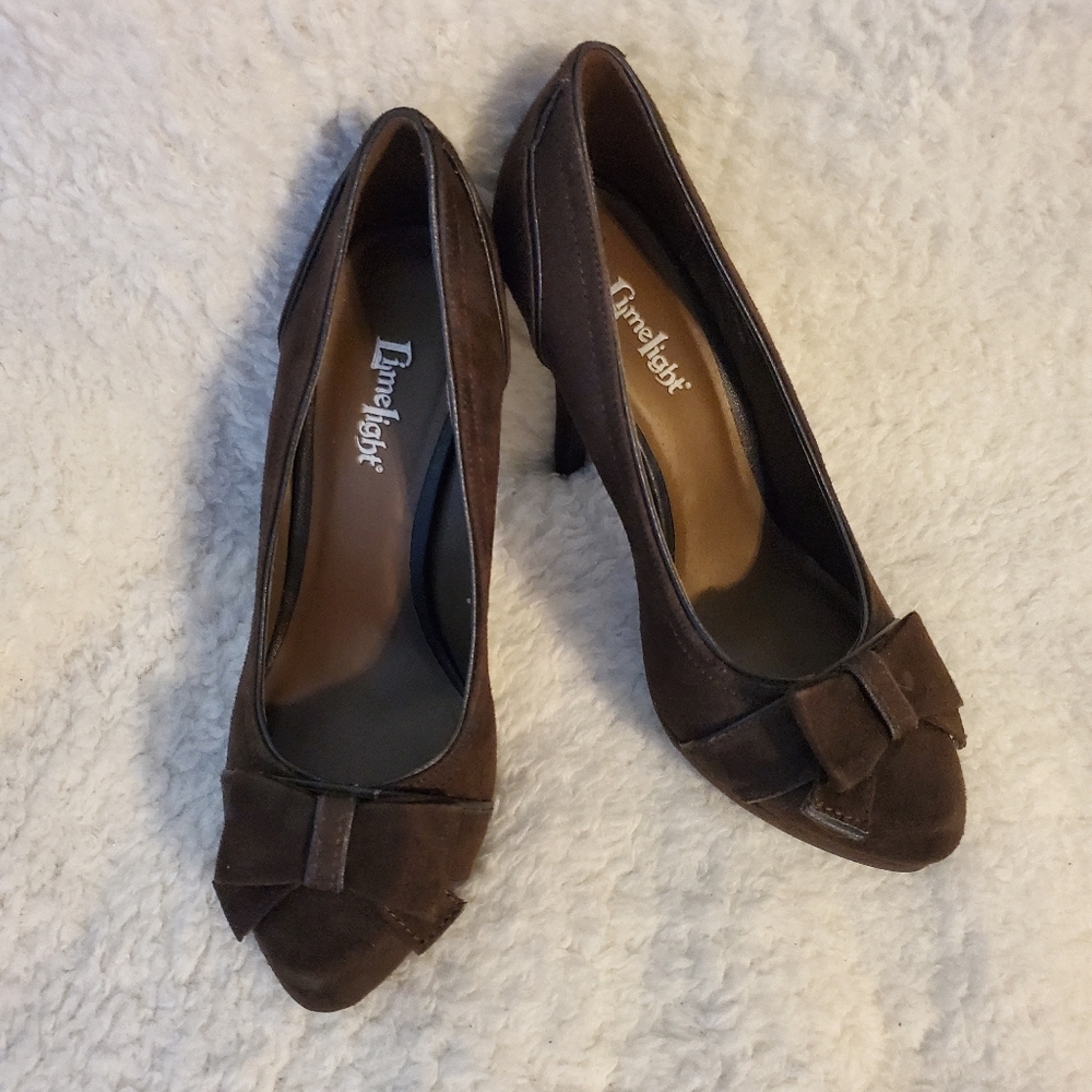 Limelight Brown Heels